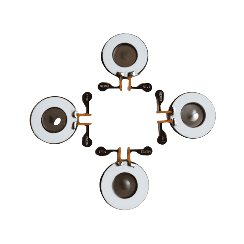 KNN16-140K Kurşunsuz Mesh Tıbbi İnhale Edilebilir Nebulizatör, Nebulizasyon Hızı 0,30 ml / dak Medyan Parçacık Boyutu 3,5um Lehimlenebilir FPC Özelleştirilmiş Nebulizatör Diskleri